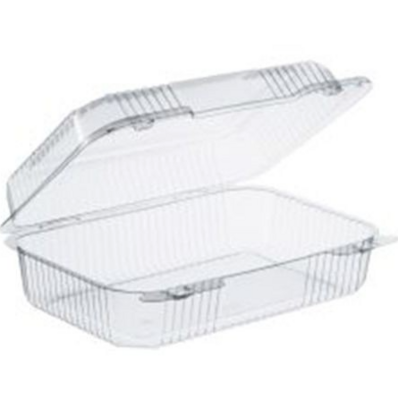 6x9 PLASTIC CLEAR HINGED CONTAINER